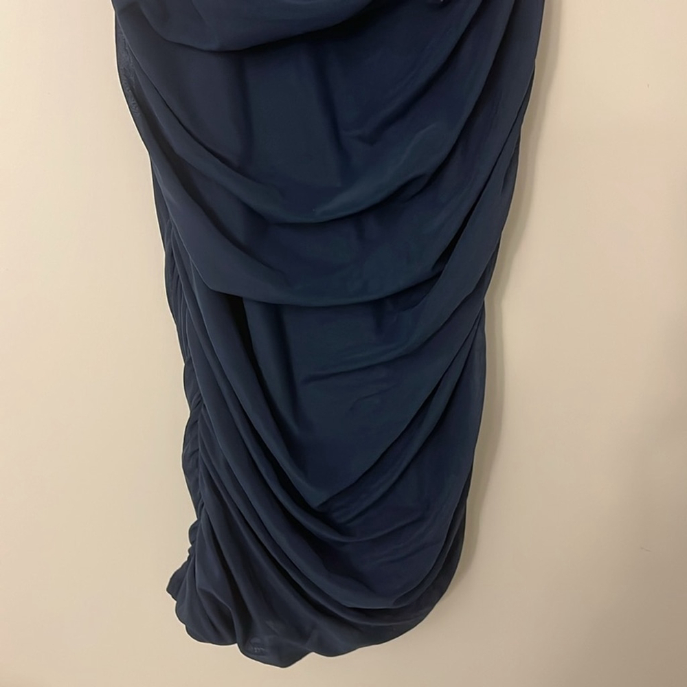 NWT PRETTYGARDEN Women's Ruched One Shoulder Sleeveless Bodycon Dress - Picture 8 of 8